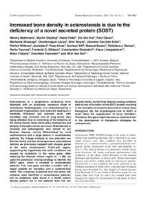 Spliceosome / Molecular biology / Biotechnology / Sclerostin / Mutation / BRCA1 / Polymerase chain reaction / Exon / Molecular genetics / Biology / Genetics / RNA splicing