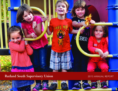 Rutland South Supervisory Union[removed]ANNUAL REPORT