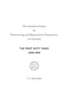 The American Society for Pharmacology and Experimental Therapeutics,