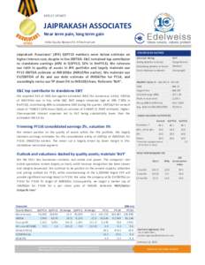 Generally Accepted Accounting Principles / Financial ratios / Cash flow / Fundamental analysis / Valuation / Earnings before interest /  taxes /  depreciation and amortization / EV/EBITDA / Jaypee Group / Operating cash flow / Finance / Accountancy / Business