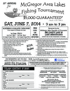 31st ANNUAL  SAT, JUNE 7, 2014