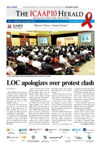 AIDS 30YEARS  OFFICIAL NEWSPAPER OF THE 10TH ICAAP IN COOPERATION WITH THE KOREA HERALD[removed]August 2011, BEXCO, Busan, Republic of Korea