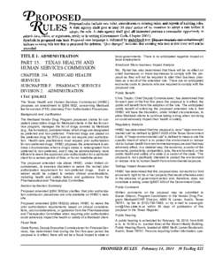 TITLE 1. ADMINISTRATION  local governments. There is no anticipated negative impact on local employment.  PART 15. TEXAS HEALTH AND