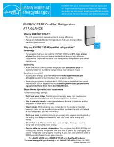 Microsoft Word - Refrigerators_At a Glance_Updated Sept 2010.doc