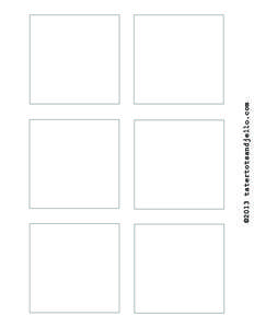 blank post-it note 3x3 template - tatertotsandjello