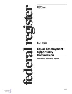 Discrimination / Aging / Equal Employment Opportunity Commission / Age Discrimination in Employment Act / Federal Register / Americans with Disabilities Act / Civil Rights Act / Ageism / Geary v. Visitation of Blessed Virgin Mary School / United States administrative law / Politics of the United States / Law