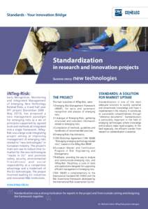 © Adam_Gregor _Shutterstock  Standards - Your Innovation Bridge Standardization