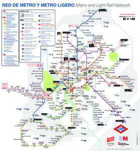 RED DE METRO Y METRO LIGERO Metro and Light Rail Network Baunatal Estación accesible / ascensor Step-free access / lift