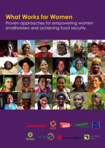 What Works for Women Proven approaches for empowering women smallholders and achieving food security 2