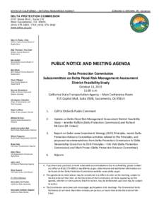 STATE OF CALIFORNIA – NATURAL RESOURCES AGENCY  EDMUND G. BROWN, JR., Governor DELTA PROTECTION COMMISSION 2101 Stone Blvd., Suite 210