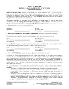Life Care Planning Packet (Advanced Directives)