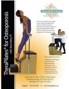 TheraPilates® for Osteoporosis  ® Physical Therapy Osteoporosis Programs