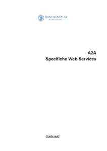 A2A Specifiche Web Services Contenuti 1