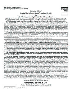 Stock market / Securities / Mortgage industry of the United States / Short selling / Security / Settlement / Futures contract / Freddie Mac / Bond / Financial economics / Investment / Finance