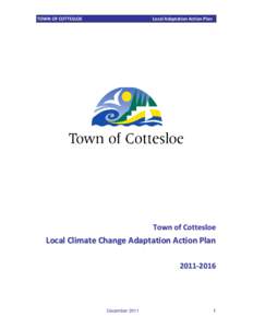 TOWN OF COTTESLOE  Local Adaptation Action Plan Town of Cottesloe