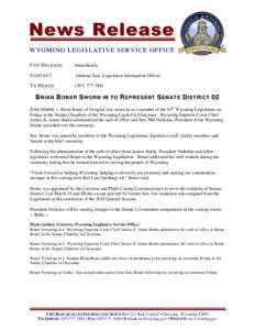 Government / Wyoming Senate / Wyoming Supreme Court / Wyoming Legislature / Oath of office / Phil Nicholas / Cheyenne /  Wyoming / State governments of the United States / Wyoming