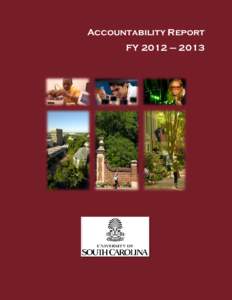 Accountability Report FY 2012 – 2013 Accountability Report Transmittal Form Agency Name: