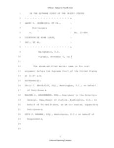 Contract law / United States courts of appeals / Antonin Scalia / Supreme Court of the United States / Assignment / Foreclosure / Rescission / John Roberts / Samuel Alito / Law / Conservatism in the United States / Real property law