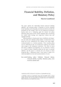 MONETARY AND ECONOMIC STUDIES (SPECIAL EDITION)/FEBRUARY 2001 Financial