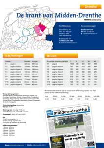 Drenthe  De krant van Midden-Drenthe MWW-Combinatie  Midden-Drenthe