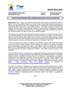 NEWS RELEASE FOR IMMEDIATE RELEASE December 03, 2012 Contact: Phone: