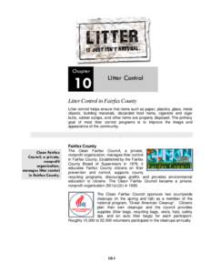 Chapter  10 Litter Control