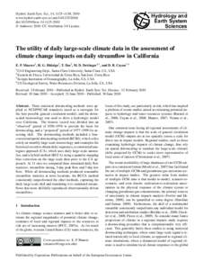 Hydrol. Earth Syst. Sci., 14, 1125–1138, 2010 www.hydrol-earth-syst-sci.net[removed]doi:[removed]hess[removed] © Author(s[removed]CC Attribution 3.0 License.  Hydrology and