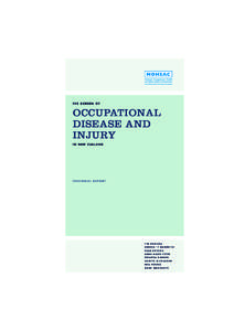 NOH 9159 NOHSAC digital Cover[removed]:46 AM Page 1  THE BURDEN OF OCCUPATIONAL DISEASE AND