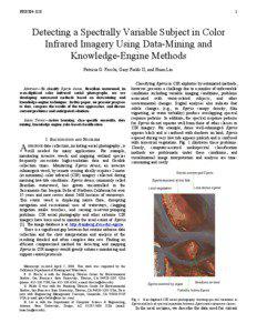 13 Egeria / Artificial intelligence / Learning / Egeria / Data mining / Statistical classification / Elodea / Supervised learning / Aquatic plants / Machine learning / Planetary science