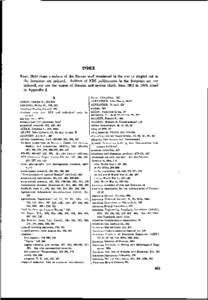 INDEX Note: Only those members of the Bureau staff mentioned in the text or singled out in the footnotes are indexed. Authors of NBS publications in the footnotes are not indexed, nor are the names of division and sectio