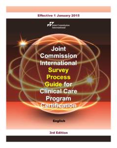 Effective 1 January[removed]Joint Commission International Survey