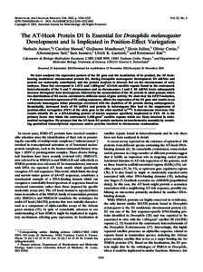 MOLECULAR AND CELLULAR BIOLOGY, Feb. 2002, p. 1218–[removed]/$04.00!0 DOI: [removed]MCB[removed]–[removed]Copyright © 2002, American Society for Microbiology. All Rights Reserved. Vol. 22, No. 4