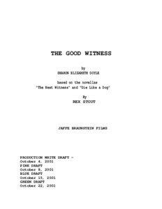 THE GOOD WITNESS by SHARON ELIZABETH DOYLE