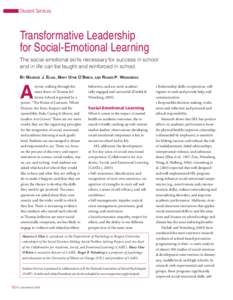 Transformative Leadership for Social-Emotional Learning