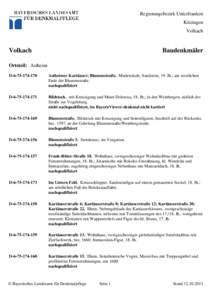 Regierungsbezirk Unterfranken Kitzingen Volkach