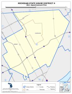 MICHIGAN STATE HOUSE DISTRICTApportionment Plan