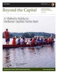 National Park Service U.S. Department of the Interior Park News  Beyond the Capital