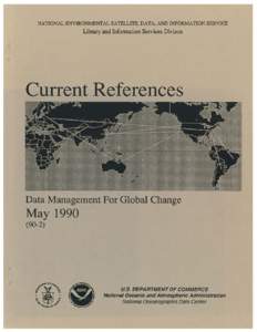 Data management for global change