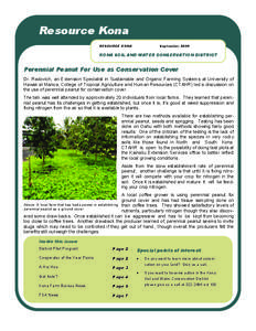 Resource Kona RESOURCE KONA September[removed]KONA SOIL AND WATER CONSERVATION DISTRICT