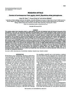 1691 The Journal of Experimental Biology 215, [removed] © 2012. Published by The Company of Biologists Ltd doi:[removed]jeb[removed]RESEARCH ARTICLE