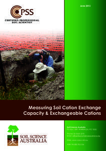 Cation-exchange capacity / Environmental chemistry / Soil pH / Land reclamation / Alkali soils / Soil / Ammonium / PH / Ion exchange / Chemistry / Soil chemistry / Land management