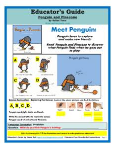Educator’s Guide Penguin and Pinecone by Salina Yoon www.salinayoon.com  Meet Penguin!