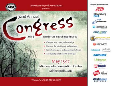 American Payroll Association presents 32nd Annual  2014