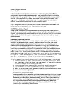 Microsoft Word - CHAMPPS Advisory Committee 1_29_08 Meeting Minutes FINAL1.…