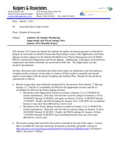 Microsoft Word - Opp  WS AQ Monthly Report _1-2011_-Draft.doc