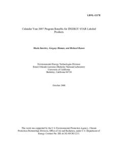 Product certification / United States Environmental Protection Agency / Compact fluorescent lamp / Energy Information Administration / United States / Energy policy in the United States / Energy service company / Energy policy of the United States / Environment of the United States / Energy in the United States / Energy Star