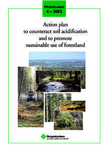 MEDDELANDE  4 – 2002 Action plan to counteract soil acidification