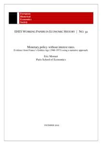 European Historical Economics Society  EHES WORKING PAPERS IN ECONOMIC HISTORY | NO. 32