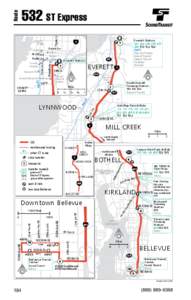 Downtown Bellevue / Bellevue Transit Center / Sound Transit / Bellevue /  Washington / Lynnwood /  Washington / Seattle metropolitan area / Link Light Rail / Miami Metromover / Interstate 405 / King County /  Washington / Washington / Transportation in the United States