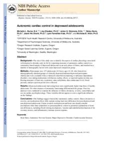 NIH Public Access Author Manuscript Depress Anxiety. Author manuscript; available in PMC 2013 April 15. NIH-PA Author Manuscript